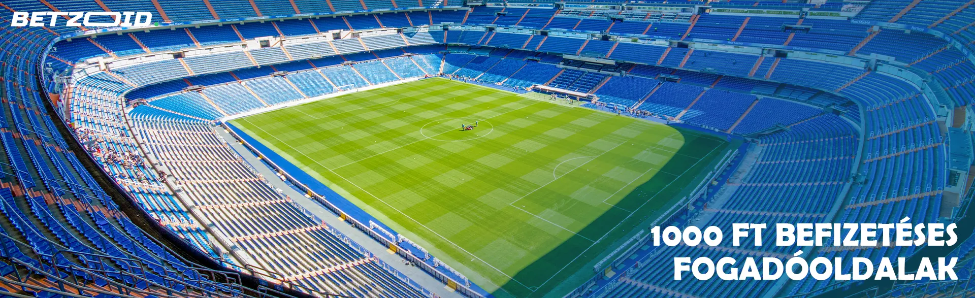 Üres futballstadion.