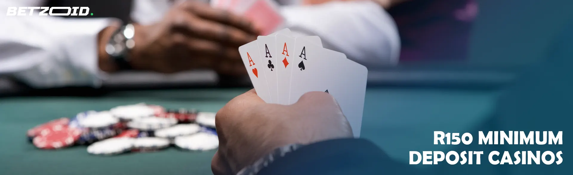 The player holds the cards during the game.