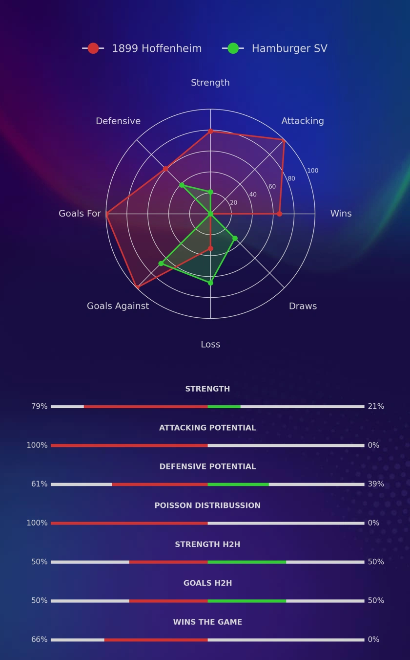 1899 Hoffenheim - Hamburger SV diagrams