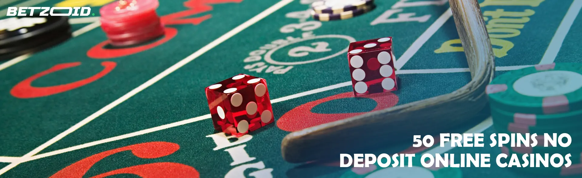 Dice and chips on a casino table.