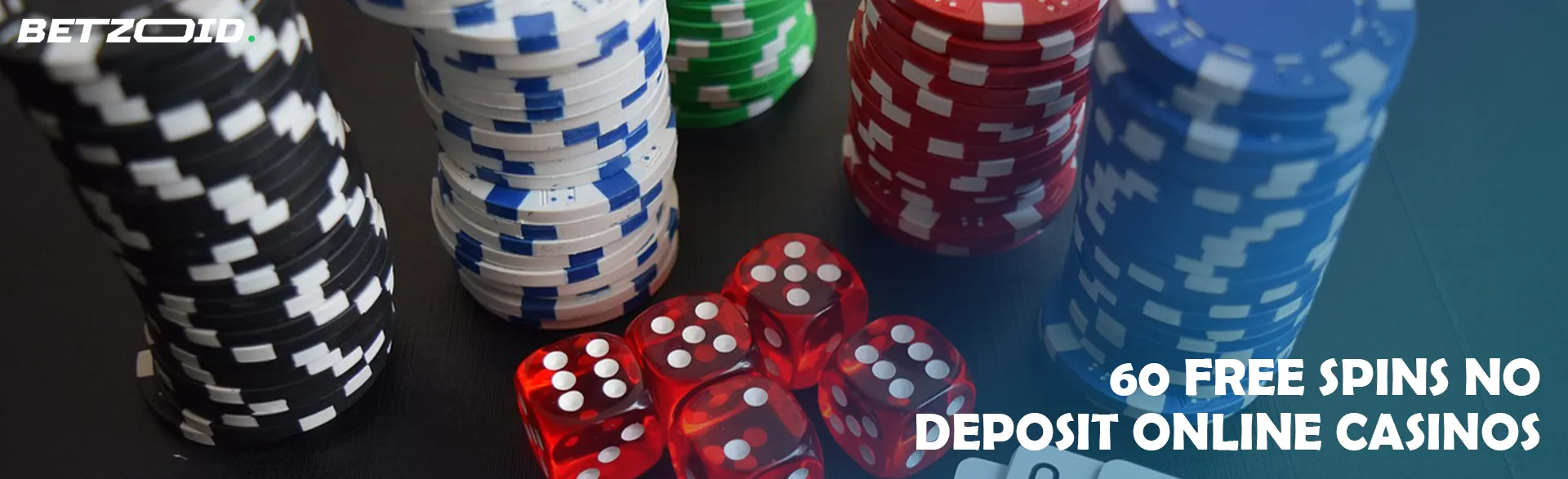 Stacks of chips next to cubes.