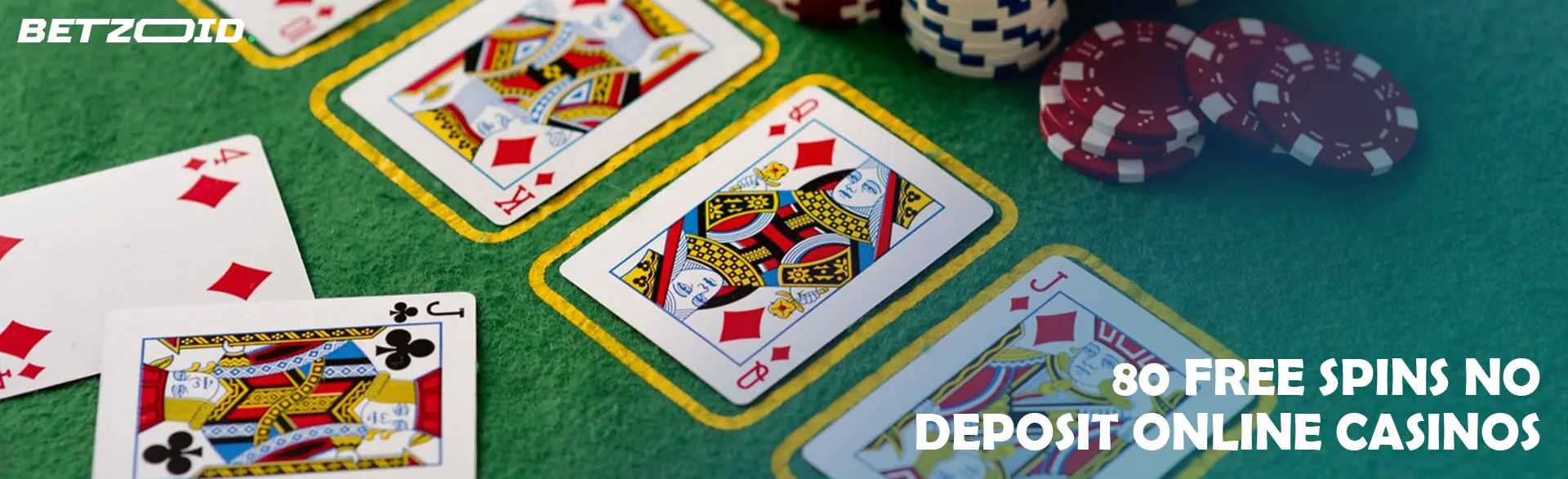 Cards and chips on the casino table.
