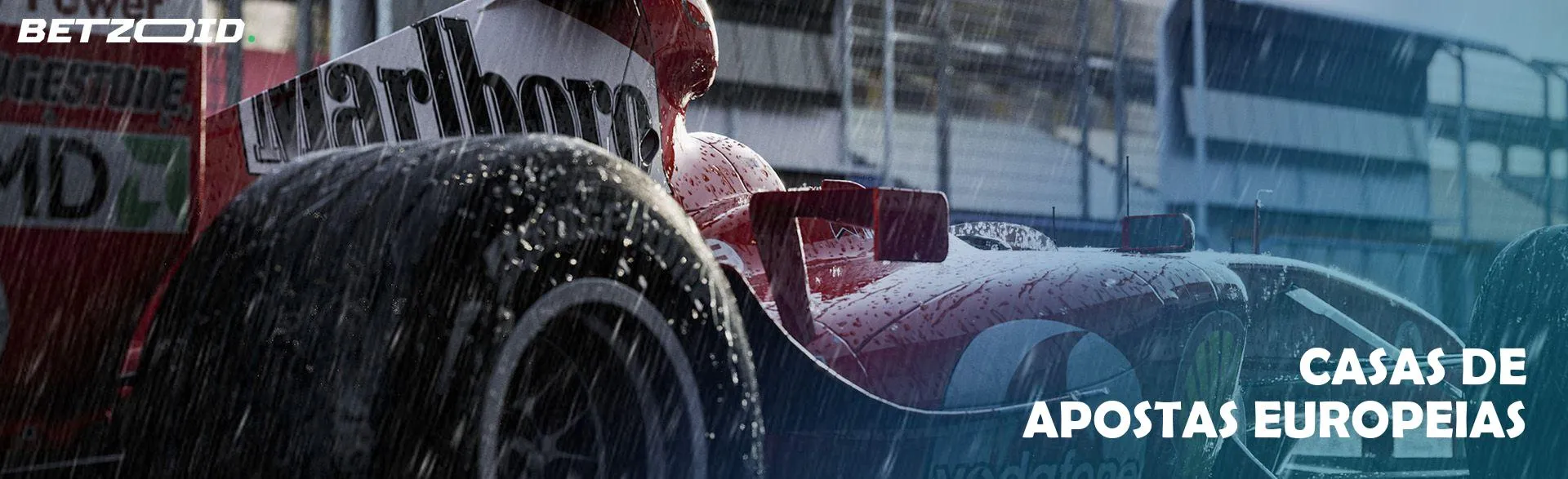 Carro de Fórmula 1 em pista.