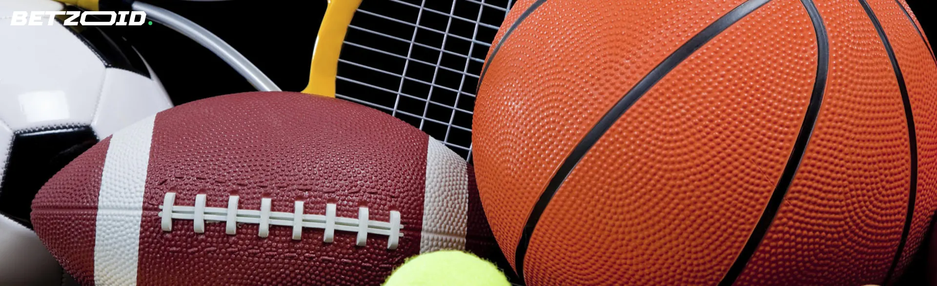 Various sports equipment.