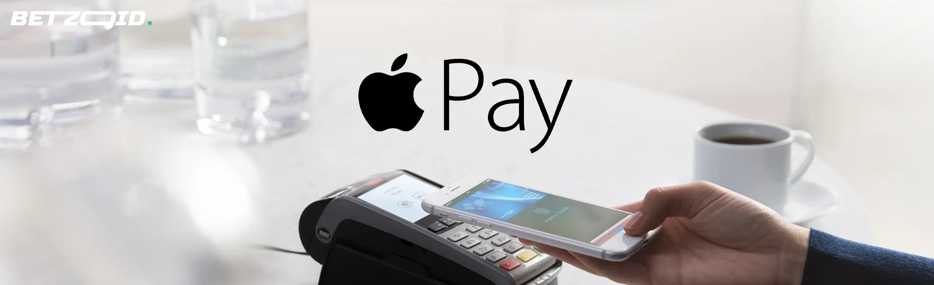 Payment via Apple Pay using a smartphone.