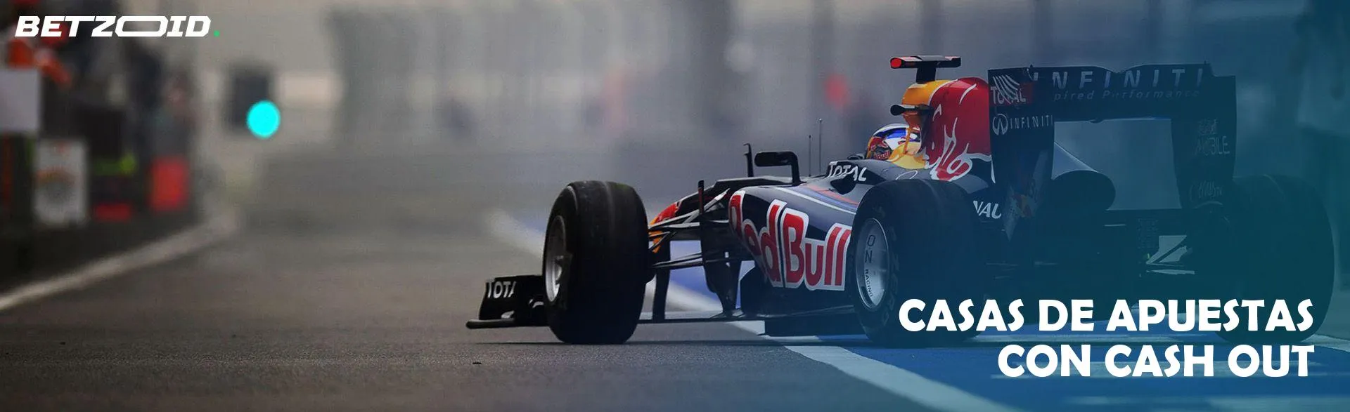 Coche de Fórmula 1 en la pista.