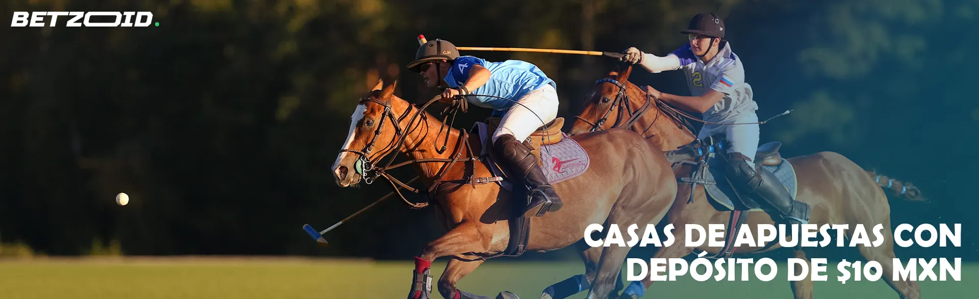 Jugadores de polo a caballo durante un partido.