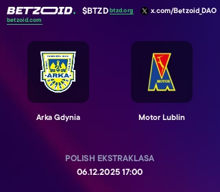 Arka Gdynia - Motor Lublin