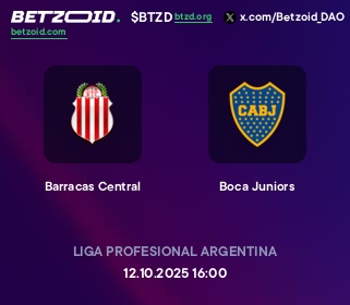 Barracas Central - Boca Juniors