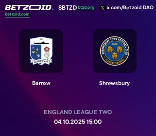 Barrow - Shrewsbury