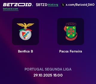 Benfica B - Pacos Ferreira