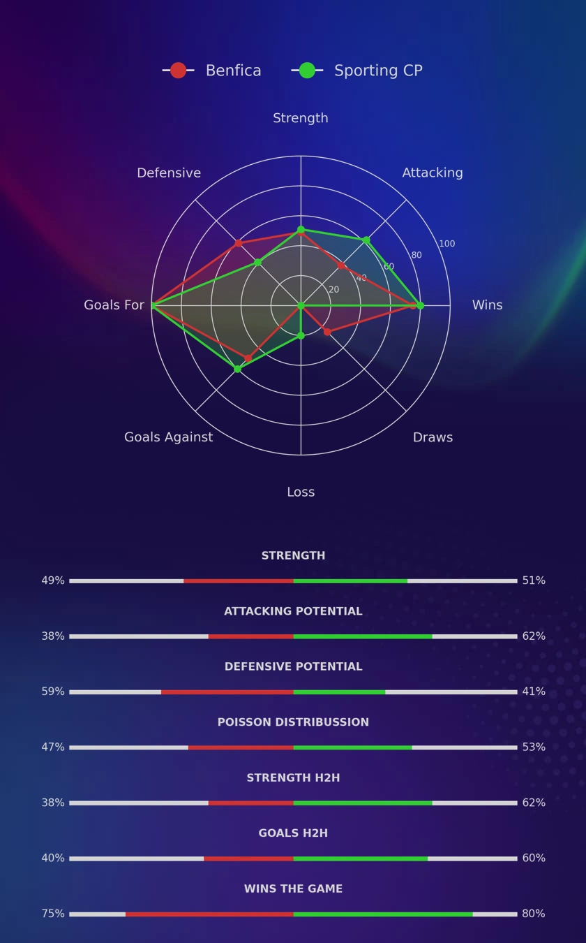 Benfica - Sporting CP diagrams