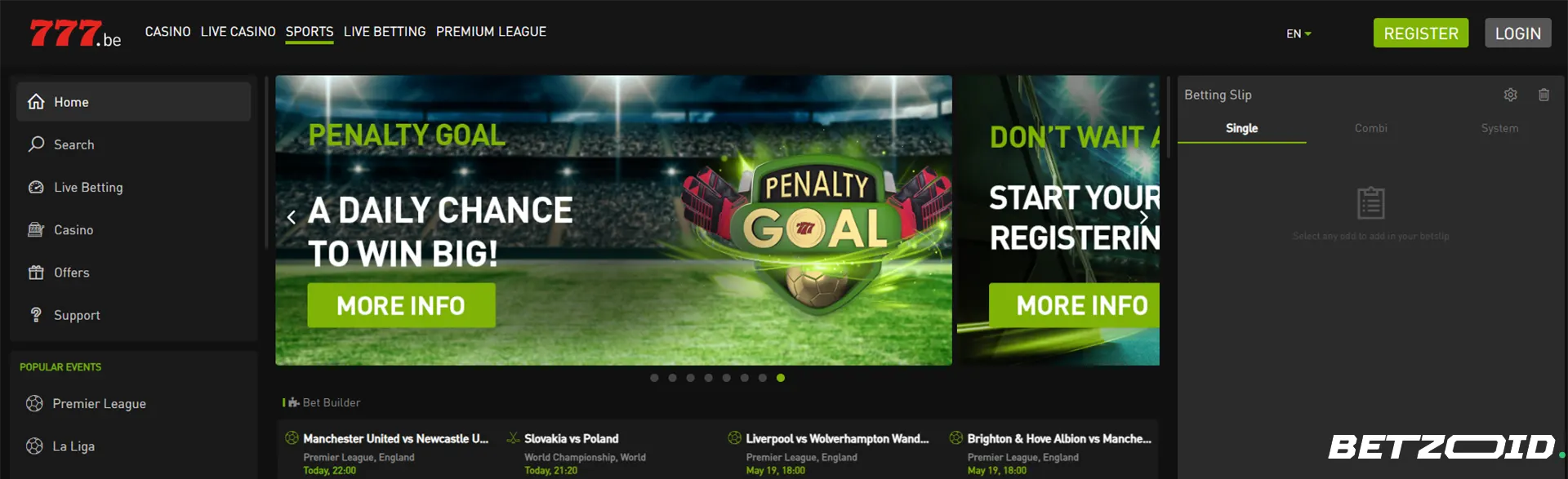 Bet777 review of betting platform for indian.