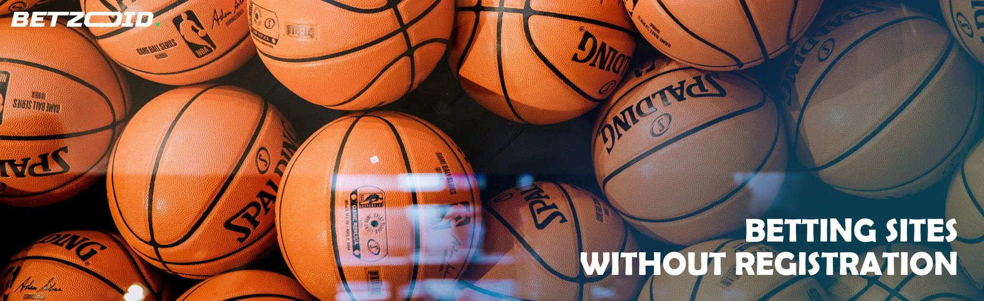 Basketballs under glass.