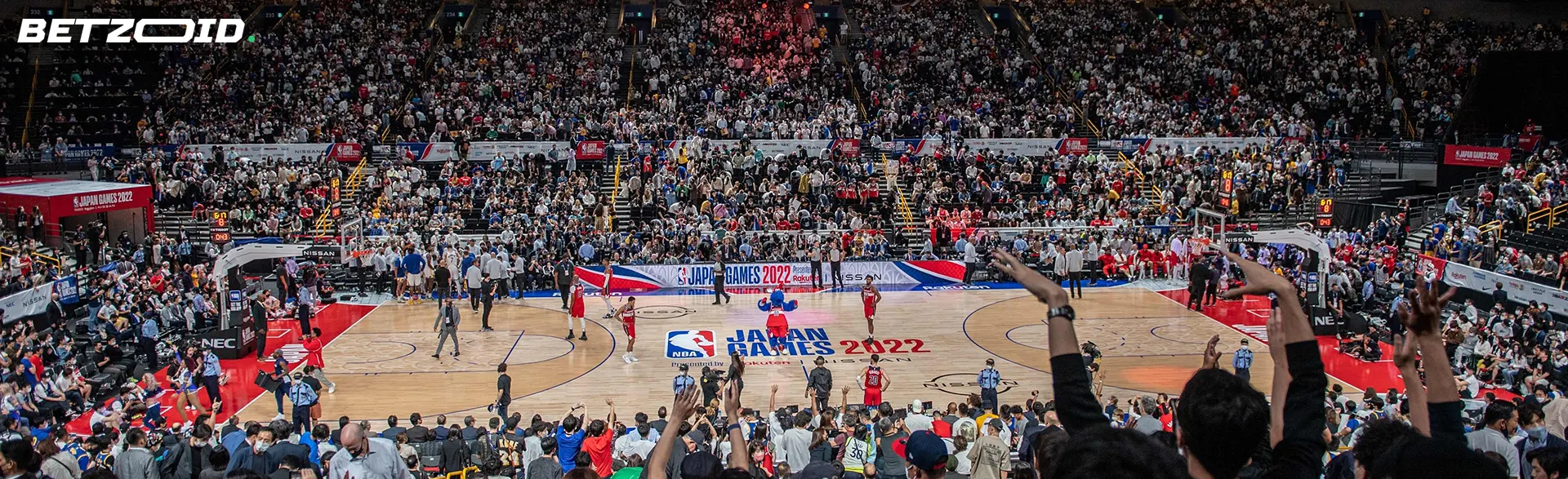 バスケットボールの試合だ。