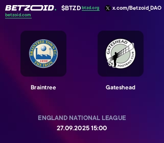 Braintree - Gateshead