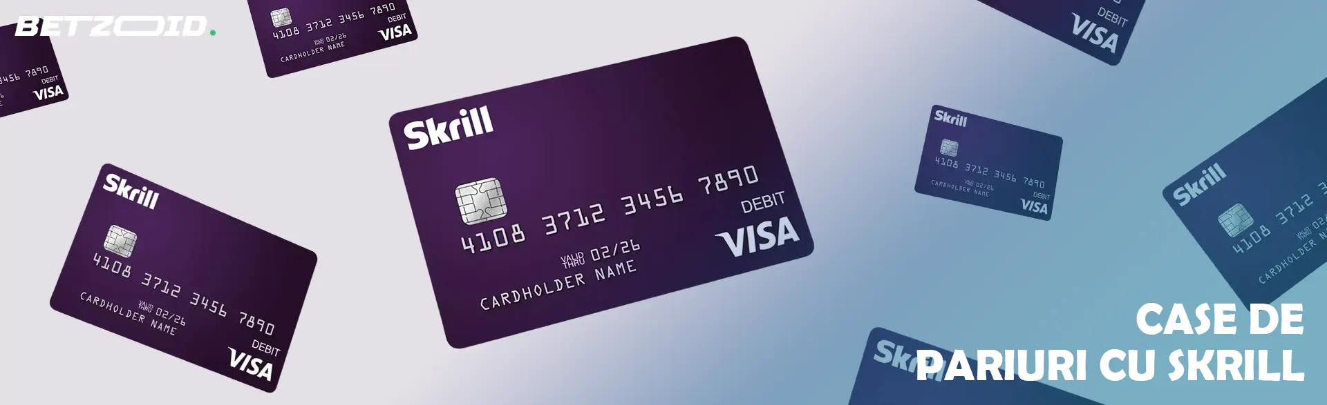 Carduri Skril pe un fundal violet.