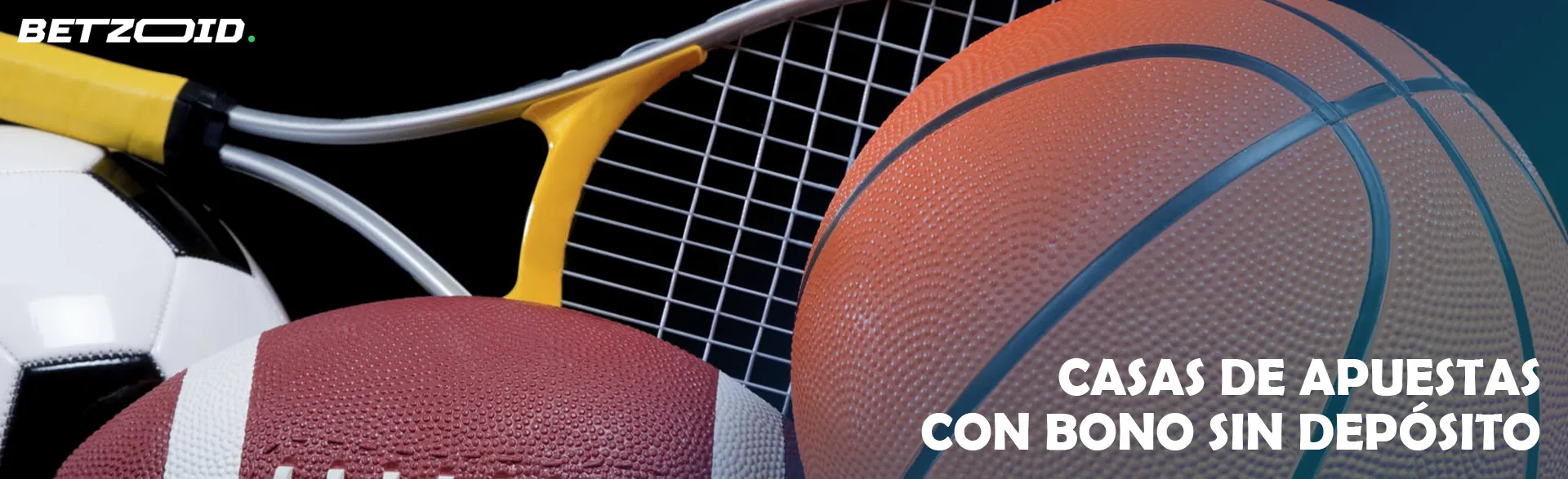 Diversos equipos deportivos sobre un fondo oscuro.