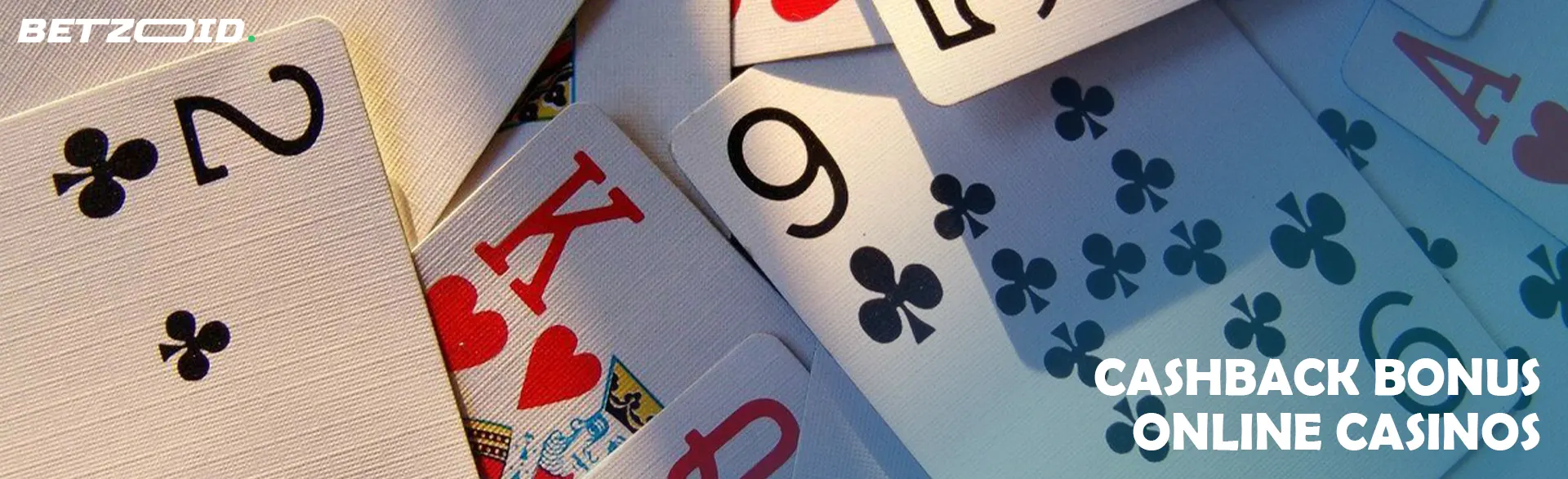 Scattered playing cards.