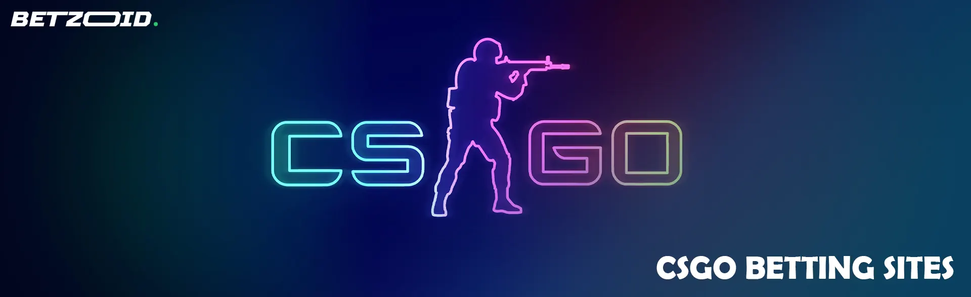 CS2 neon logo.