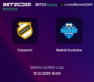 Cukaricki - Radnik Surdulica