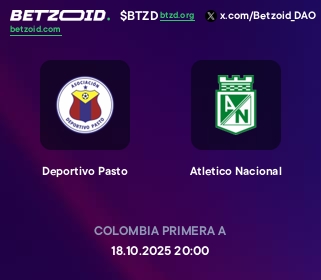 Deportivo Pasto - Atletico Nacional