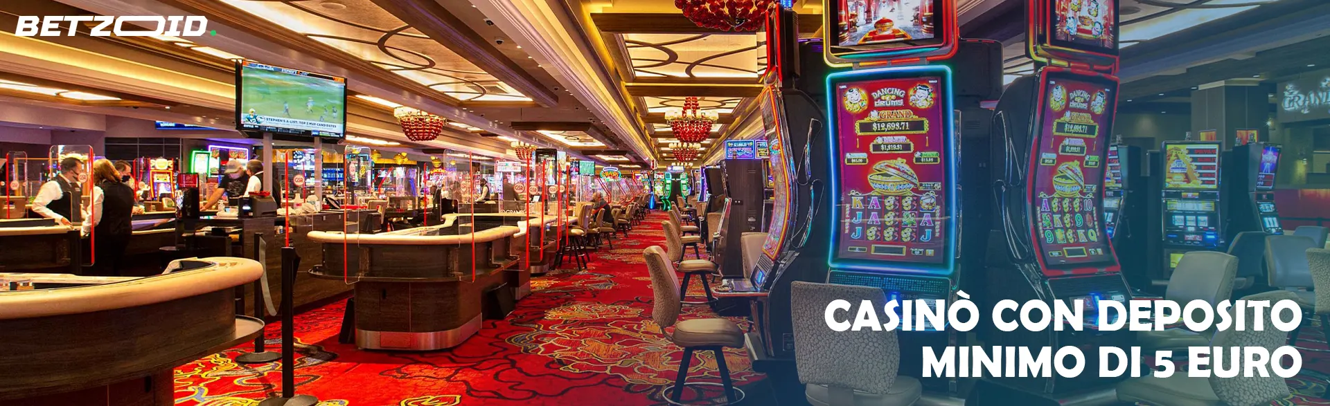 Casinò con slot machine.