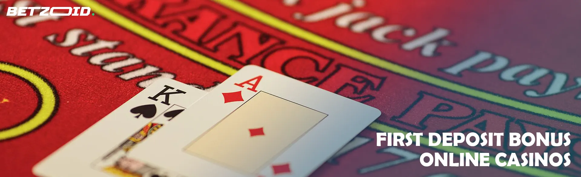 Two cards on the casino table.