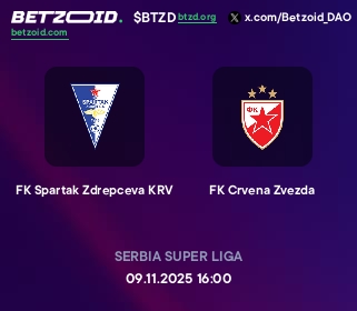 FK Spartak Zdrepceva KRV - FK Crvena Zvezda