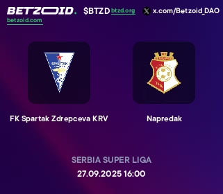 FK Spartak Zdrepceva KRV - Napredak