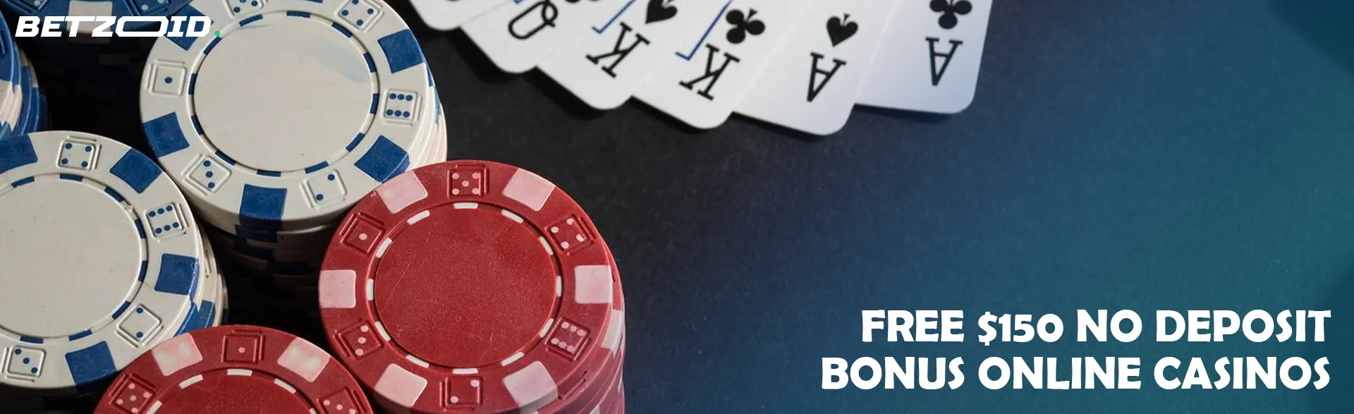 Playing cards next to casino chips.