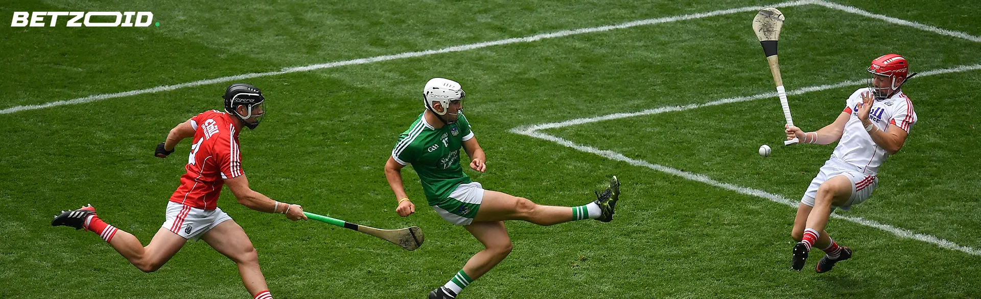 Players in action during a game of gurling.