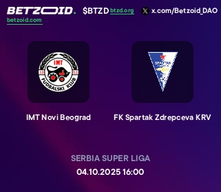 IMT Novi Beograd - FK Spartak Zdrepceva KRV