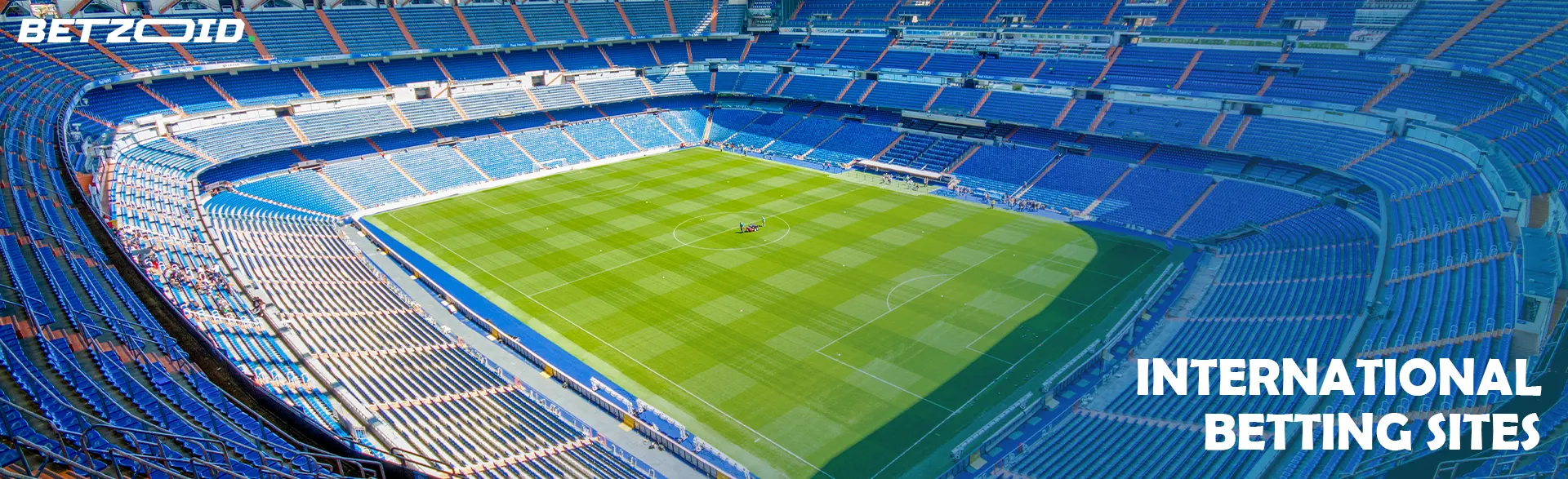 Empty football stadium.