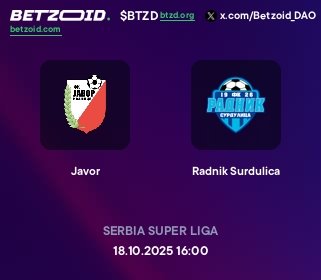 Javor - Radnik Surdulica