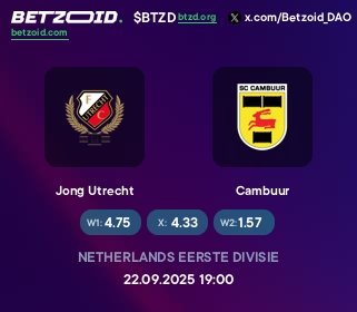 Jong Utrecht - Cambuur