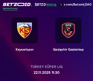 Kayserispor - Gazişehir Gaziantep