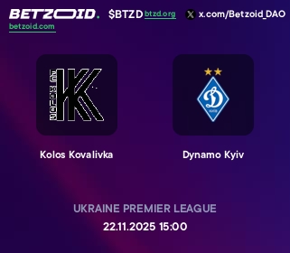 Kolos Kovalivka - Dynamo Kyiv