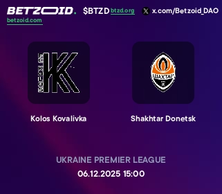 Kolos Kovalivka - Shakhtar Donetsk
