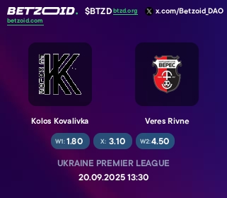 Kolos Kovalivka - Veres Rivne