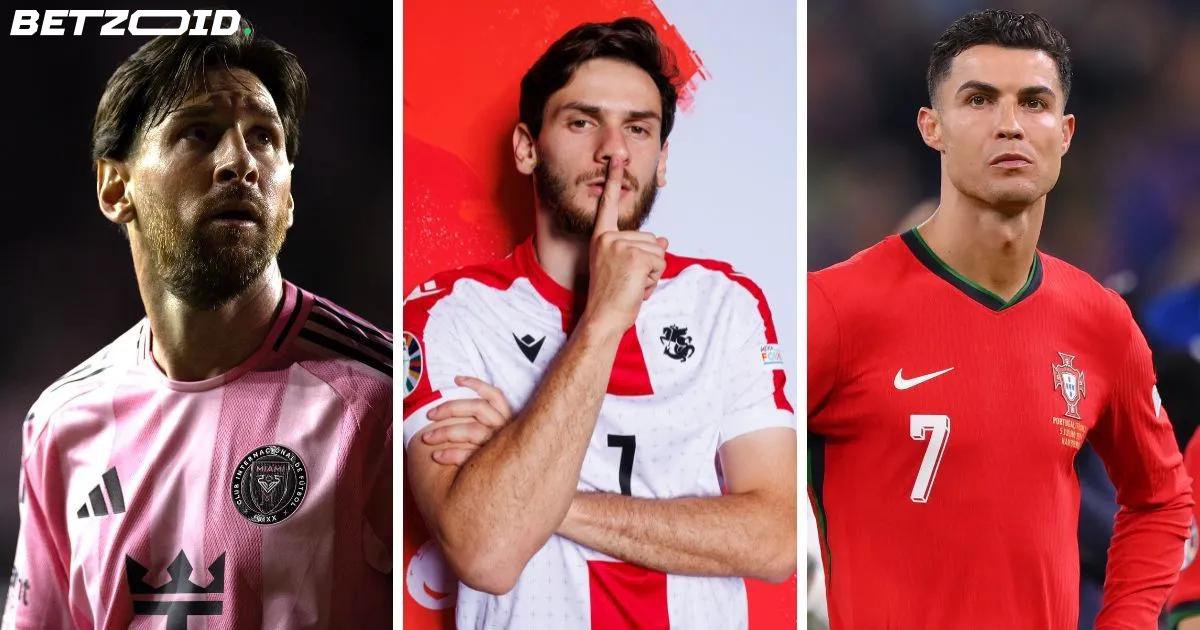 Kvaratskhelia: 'I Like Ronaldo More, But Messi Is Top'.