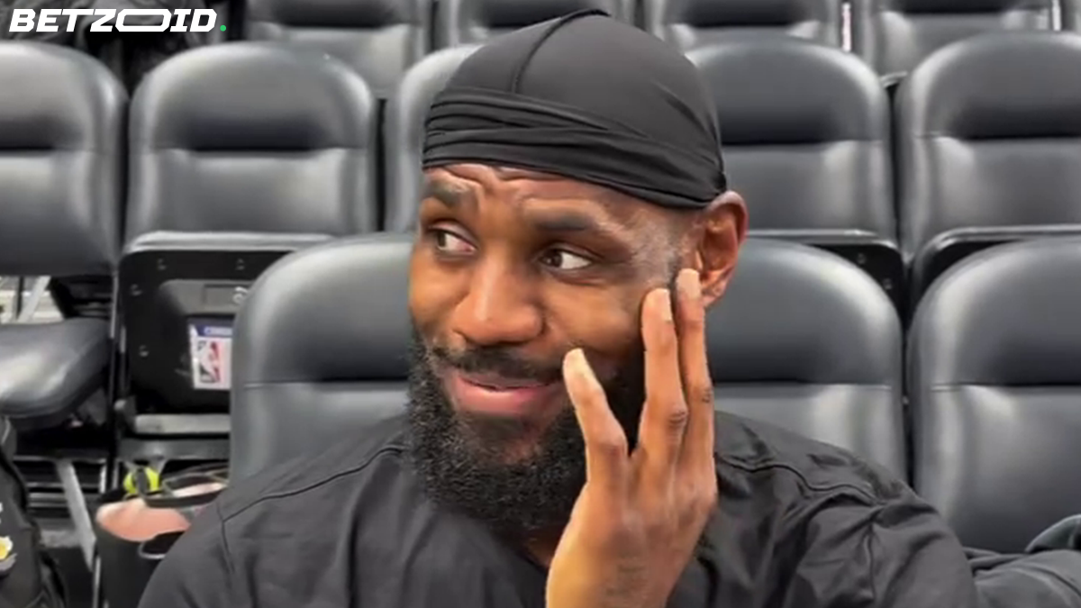 LeBron James Trolls Reporter for Wearing Manchester United Jacket: 'That's Horrible!'.