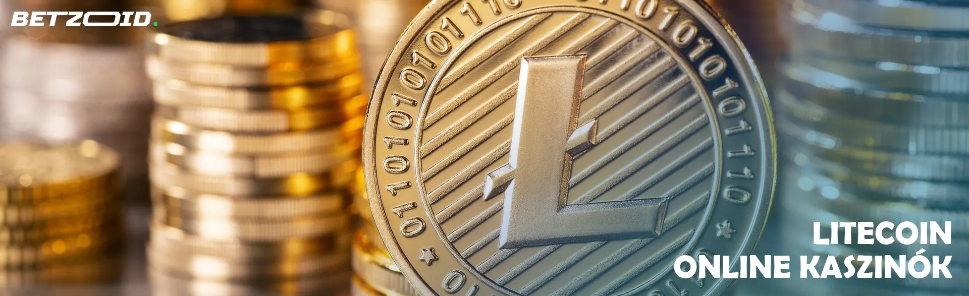 Litecoin aranyérmék.