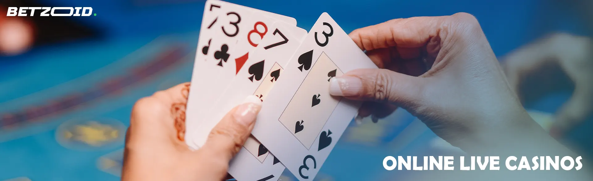 The player holds the cards during the game.