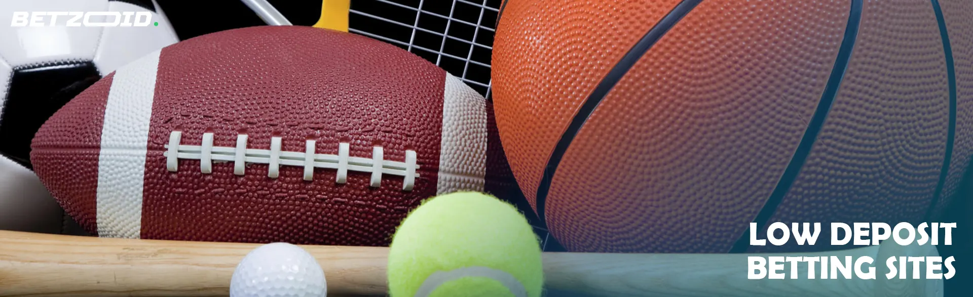 A variety of sports equipment.