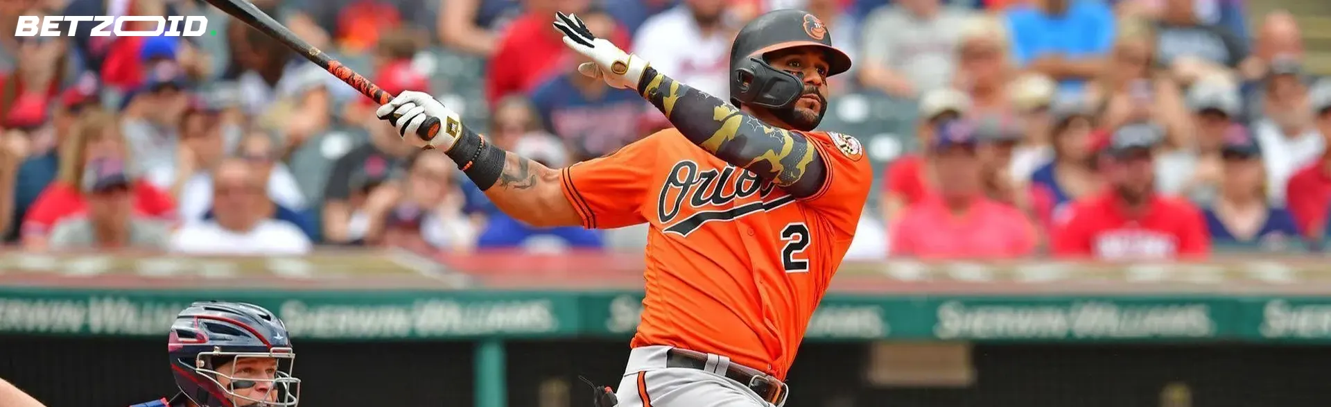Baseball player in action during a game.