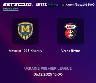 Metalist 1925 Kharkiv - Veres Rivne
