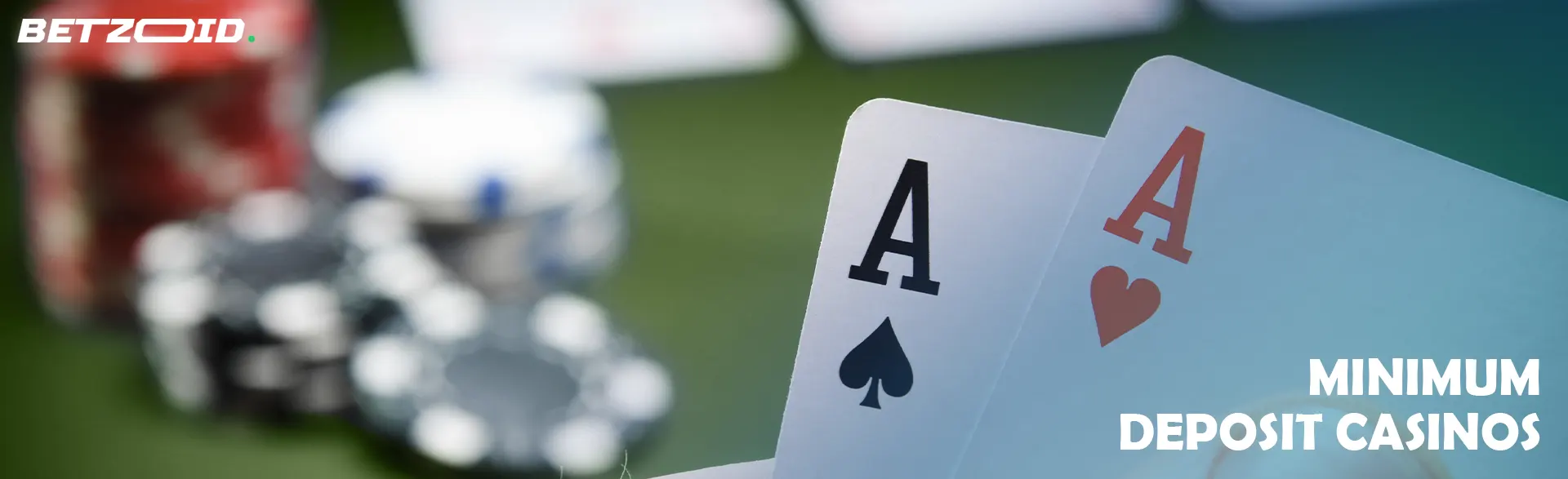 Playing cards on the background of casino chips.