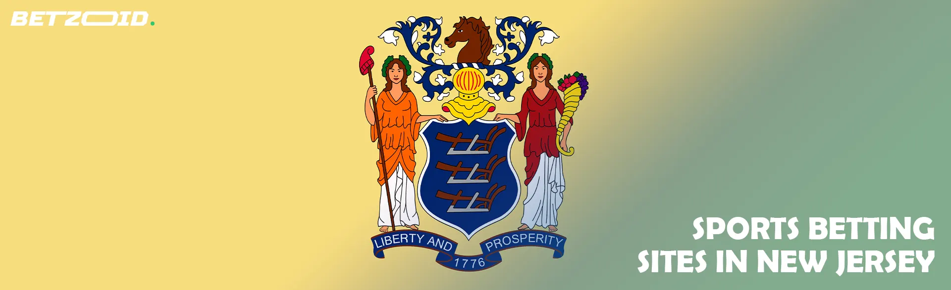 Flag of the state of New Jersey.