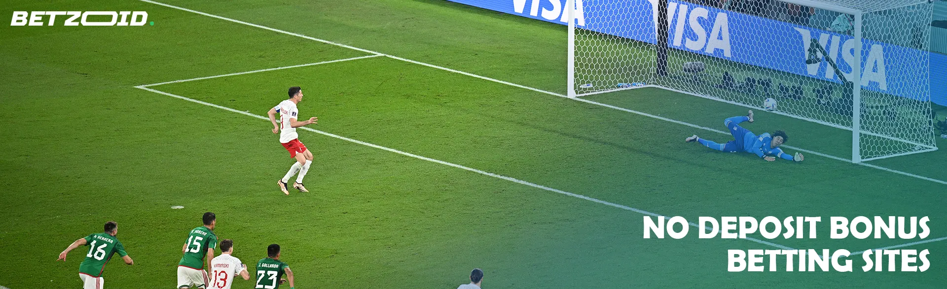 Football players on the field during the match.